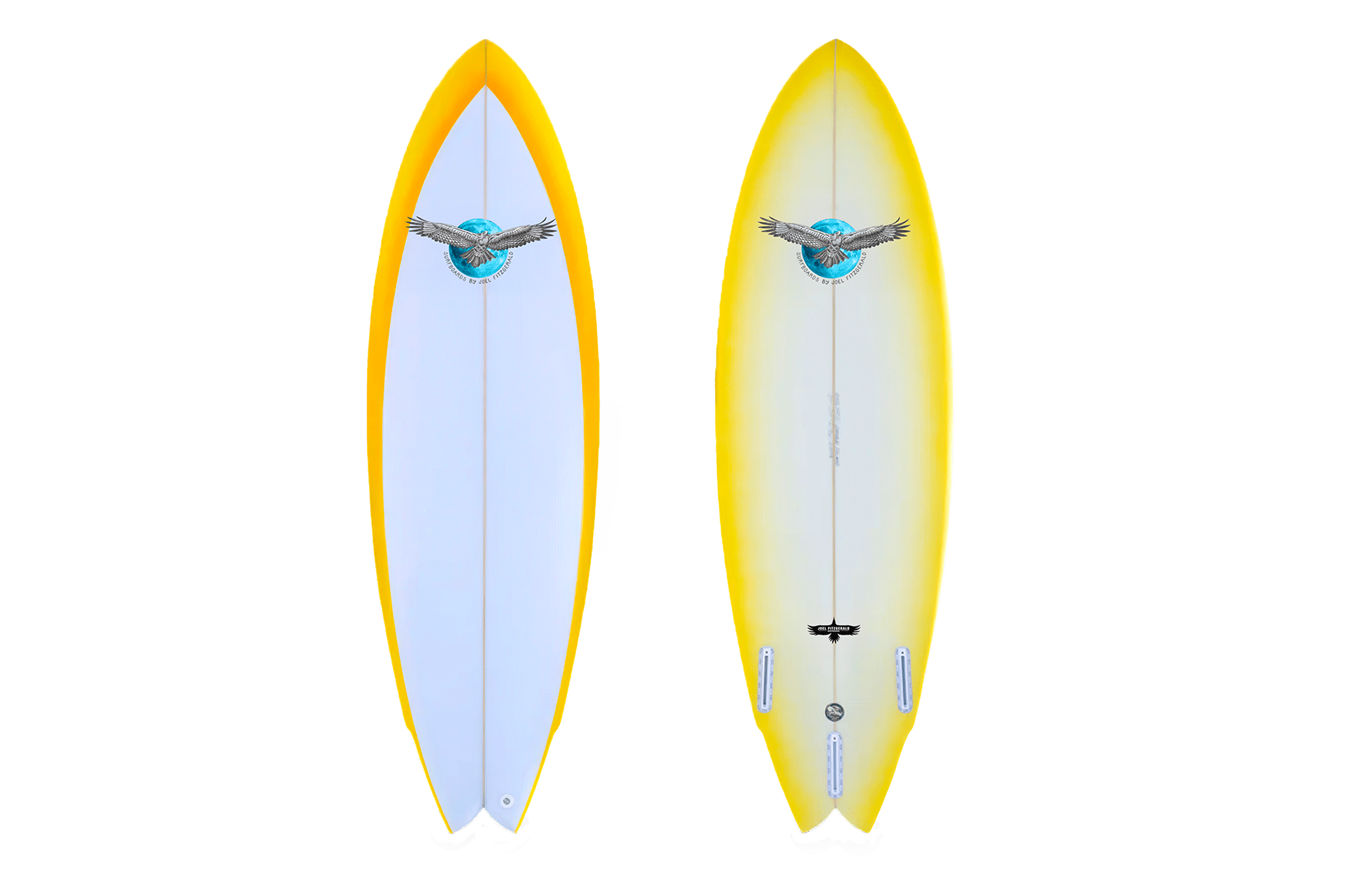 Temples Twin Fin Surfboard – Joel Fitzgerald Surfboards – JOEL