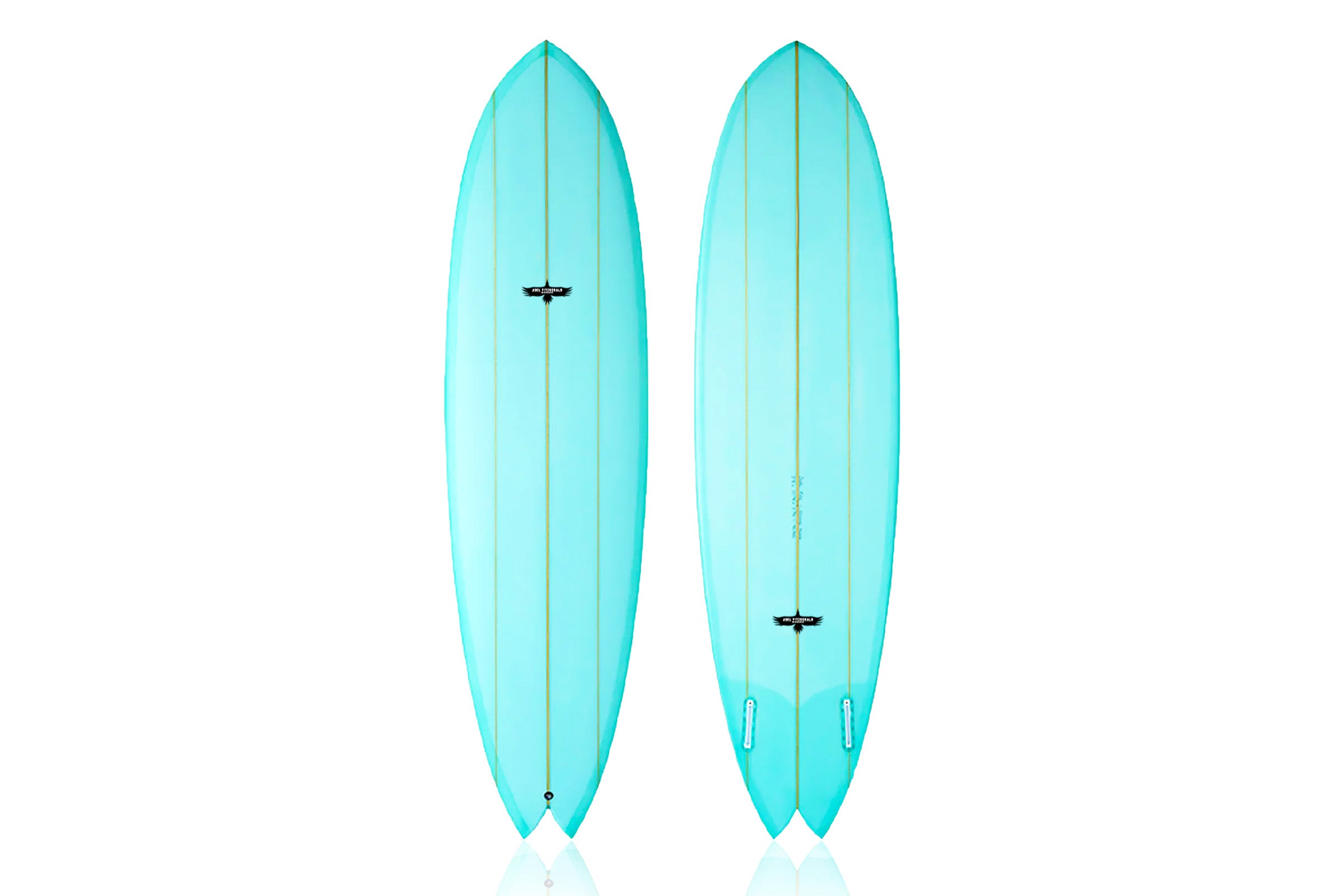 Cosmic Twin Mid-Length Twin Fin Surfboard – Joel Fitzgerald Surfboards